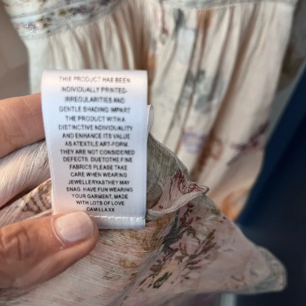 Camilla Adorned in Antiquity Button-Front Maxi Dress - XS - Picture 14 of 14